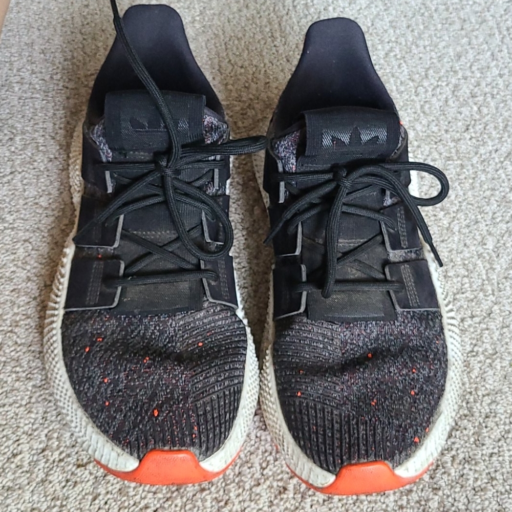 Adidas Prophere Core Black Solar Red Men's Size 8